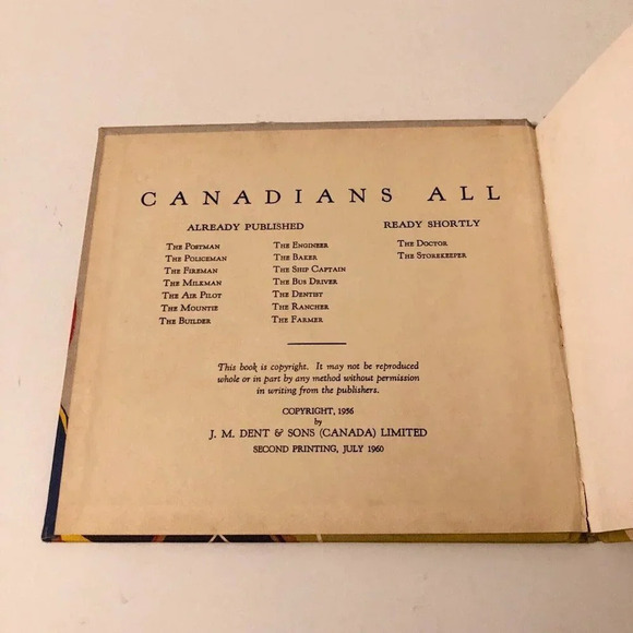 Vtg 1960  The Mountie Canadians All Book by Madeline Young - Picture 8 of 16